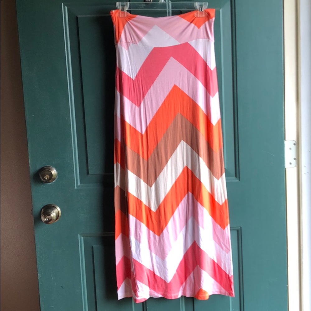 Multicolored maxi skirt